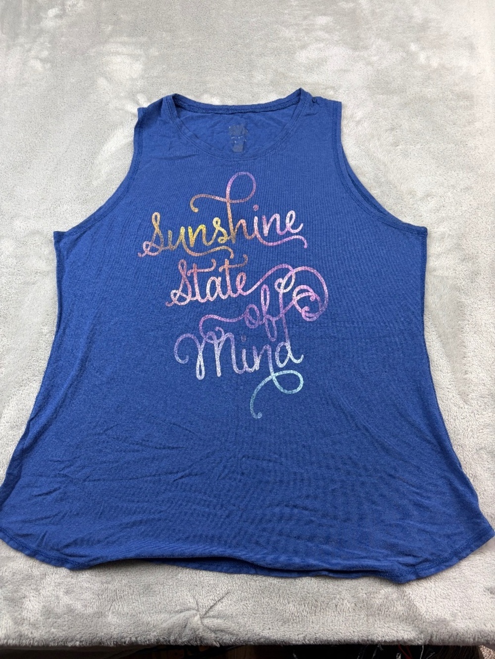 Raw Threads Athletics Custom "Meg" Sleeveless Tank Top Women's L